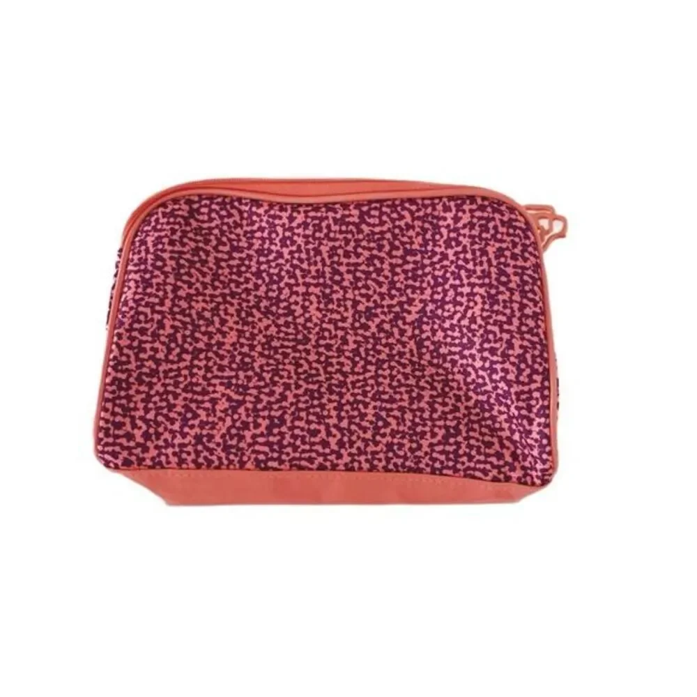 Lancôme Paris Makeup Cosmetics Travel Bag Rose Flower Zipper Closure - Picture 1 of 8